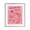 Stupell Industries Breakfast Club Doodles Framed Print Under Glass, design by Jenaya Jackson